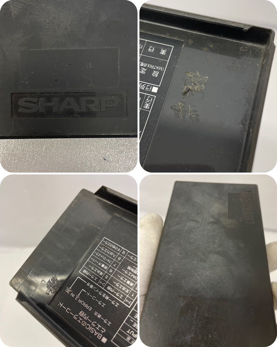 SHARP sharp POCKET COMPUTER карманный компьютер -PC-1475 работа * электризация не проверка .U