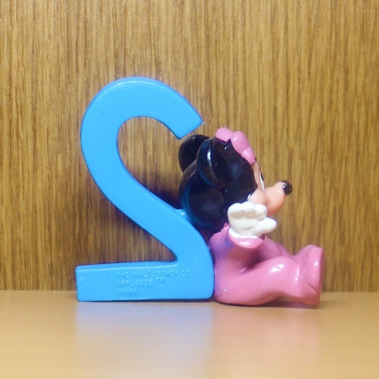  Minnie Mouse Bay Be number 2 PVC figure minnie Ame toy Disney 