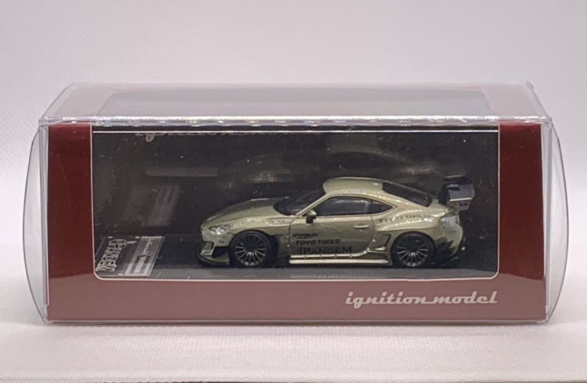  now only 3000 jpy! ignition model 1/64 bread tem Toyota 86 V3 green metallic lik1754