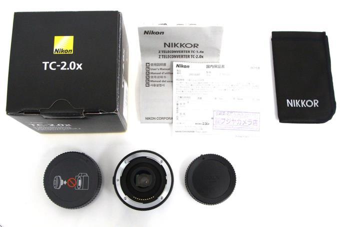 超歓迎格安 《美品》 Nikon Z TELECONVERTER TC-2.0x [ Lens | 交換