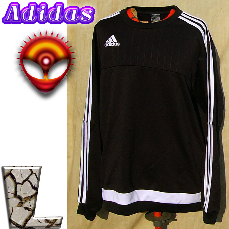  быстрое решение *adidas* удар волна черный белый cs*L* б/у одежда 