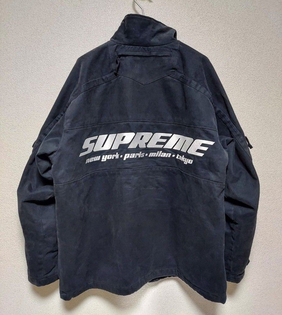 Supreme Brushed twill zip jacket 黒 XL(US) 大きいサイズ Supreme Brushed twill zip jacket 黒 XL(US) 大きいサイズ