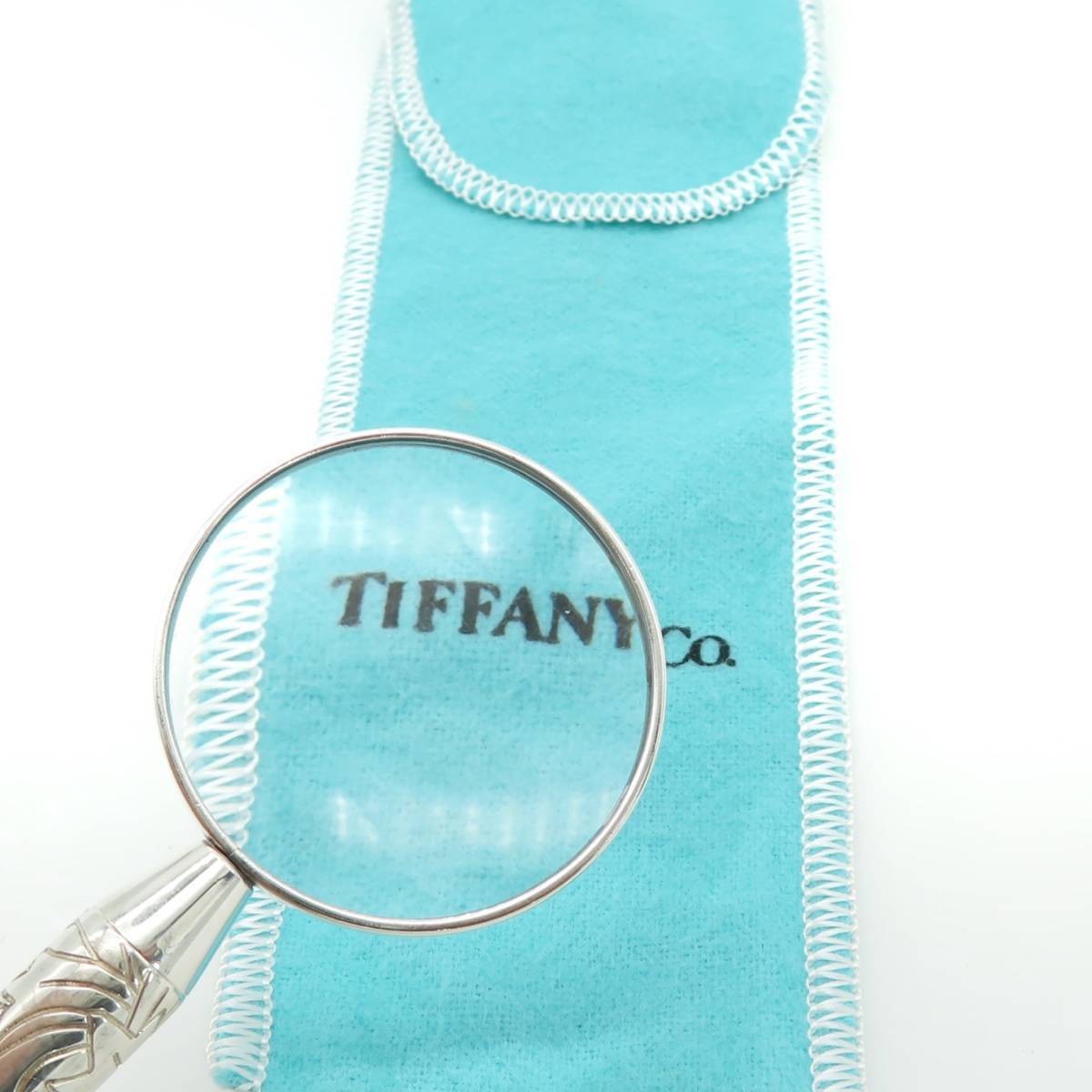 極希少 美品 Tiffany&Co. ティファニー シルバー ルーペ SV925 拡大鏡