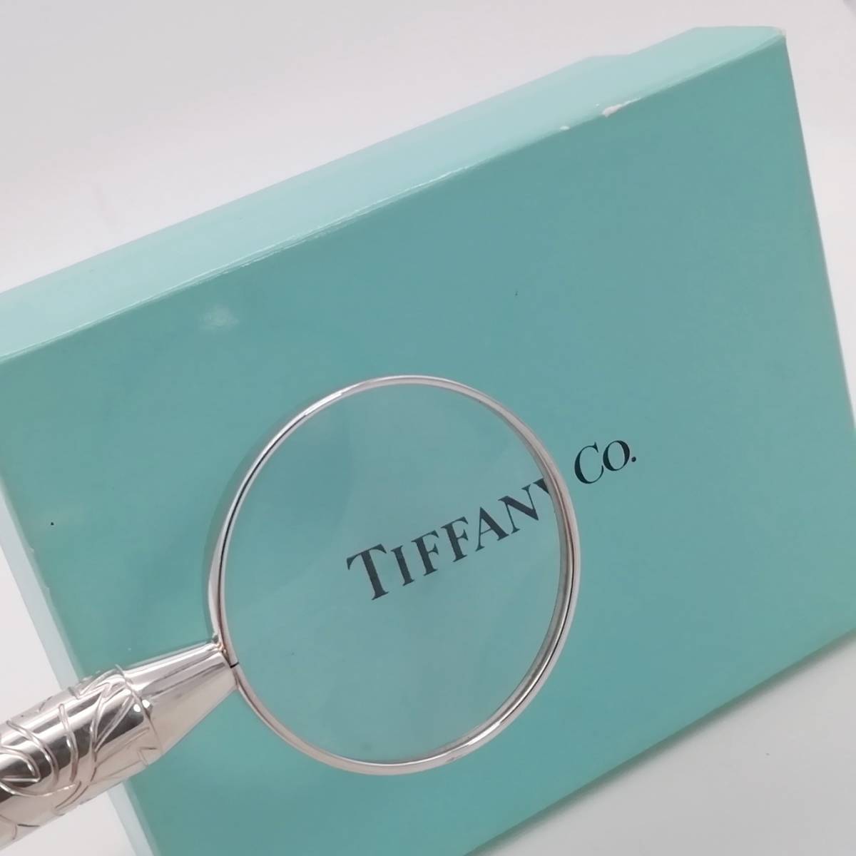 極希少 美品 Tiffany&Co. ティファニー 彫刻 ルーペ シルバー