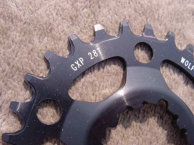 WOLF TOOTH Drop-Stop Chainring GXP 28T BK 新品未使用の画像3