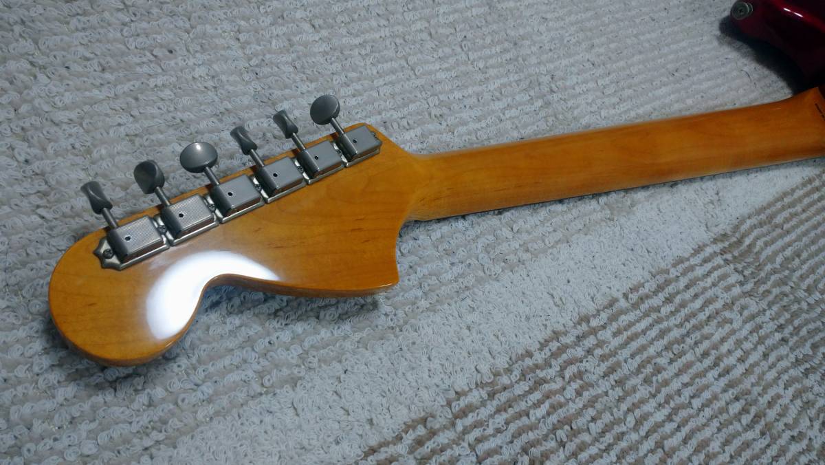 【1円スタート!】Fender Japan MUSTANG MG69/MH CAR キャンディーアップルレッド Uシリアル 1995～1996年 フジゲン製 の画像7