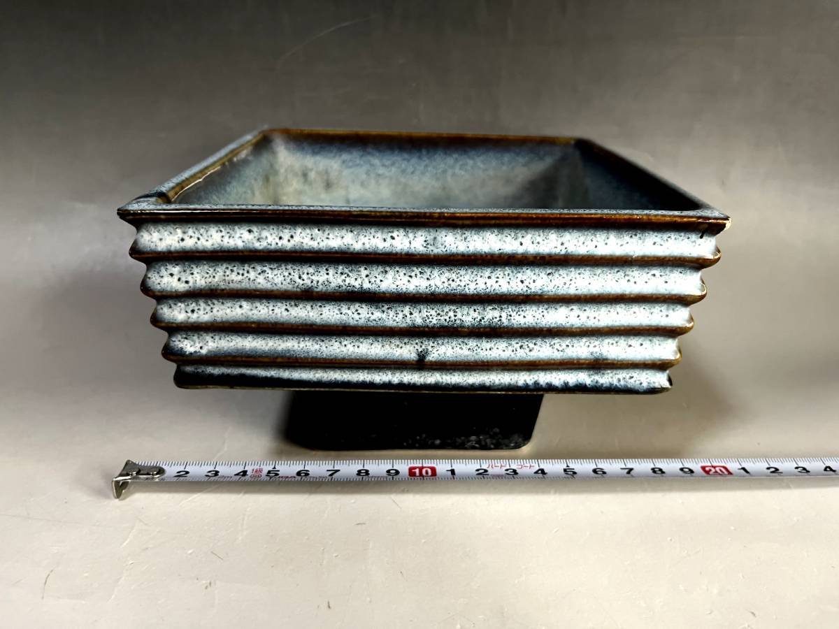 菓子器■ぬし 嘉兵工 四つ足 漆器 塗り 四角 菓子鉢 共箱 時代物 骨董品■ 菓子器□ぬし 嘉兵工 四つ足 漆器 塗り 四角 菓子鉢