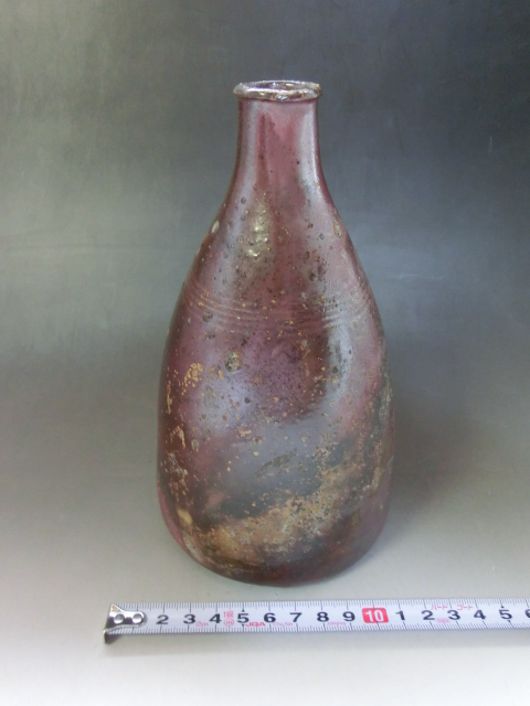  ваза # один колесо .. старый Bizen жарение ваза для цветов бутылочка для сакэ type посуда для сакэ старый изобразительное искусство времена предмет антиквариат товар #