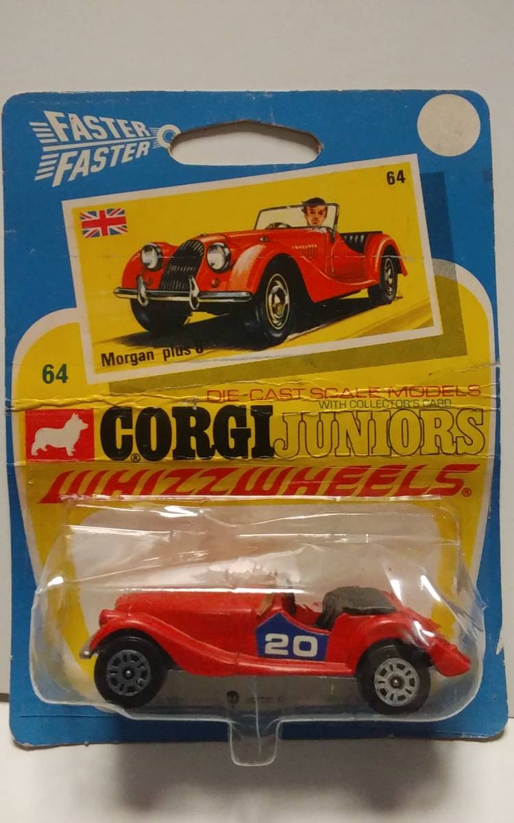 CORGI JUNIORS　No.64　MORGAN PLUS 8　開封品　モーガン　コーギージュニア　イギリス製_画像1