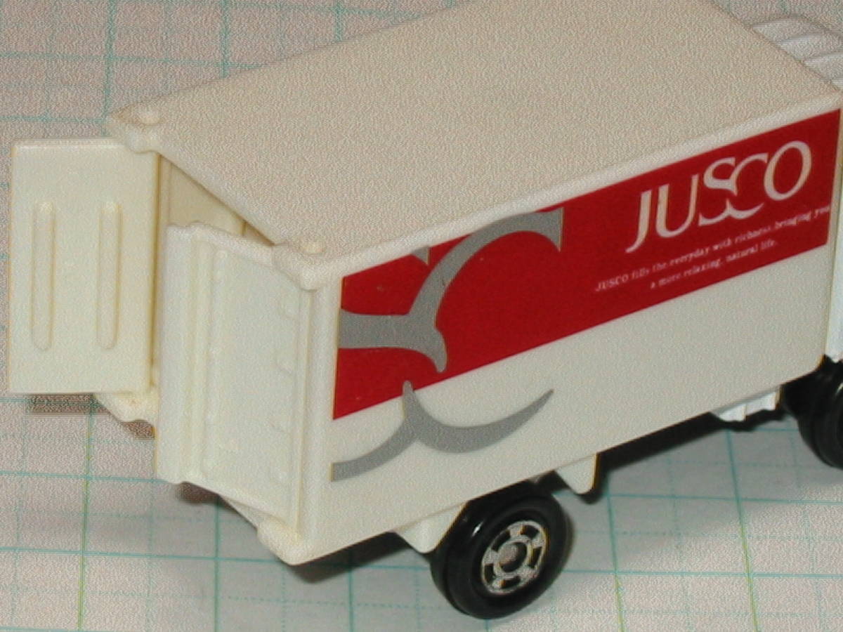 トミカ★トミカ JUSCO ジャスコ 配送車 いすゞ エルフ ISUZU ELF 中国製 ジャンク品_画像10