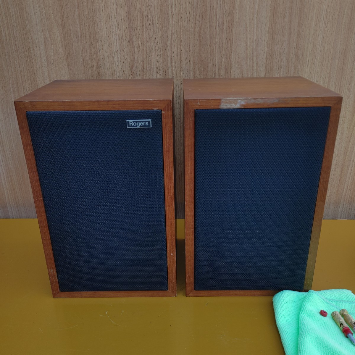 激レア 中古】Rogers ロジャース The LS3/5A Monitor Loudspeaker スピーカー ペア BRITISH VINTAGE speaker ヴィンテージ 希少 _画像1