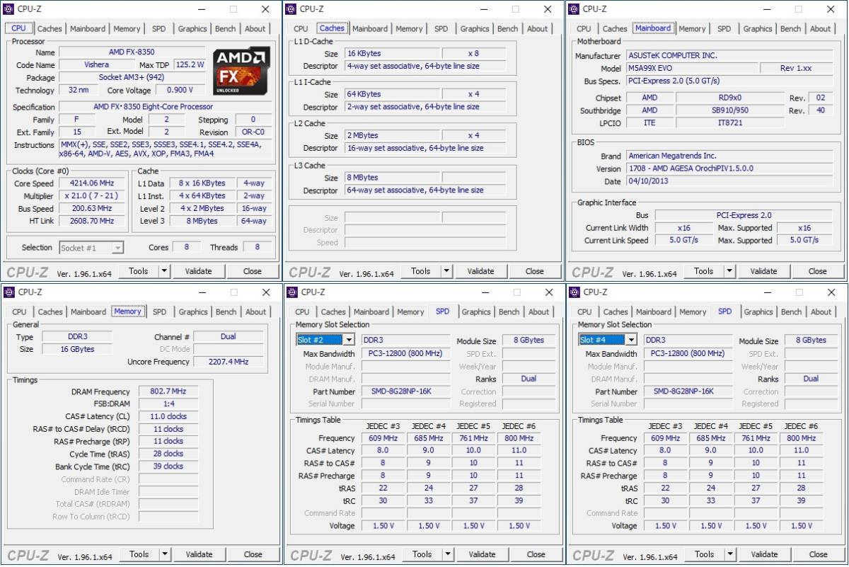 [AM3+] ASUS M5A99X EVO + AMD FX8350 + 16GBメモリ + クーラー_画像7