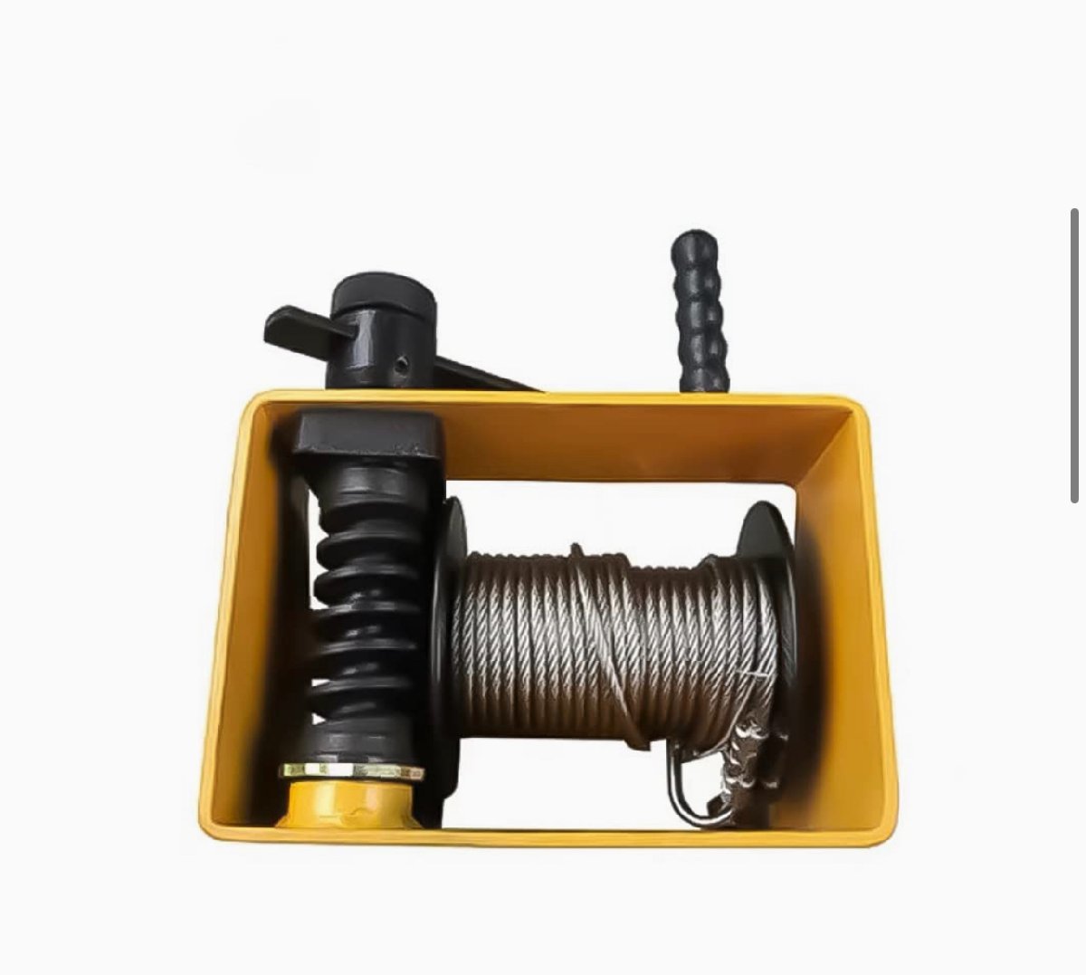  three person is good manual .. winch 250kg wire 20m attaching hand crank winch automatic lock type hand winding winch turbine warm winch traction u in 