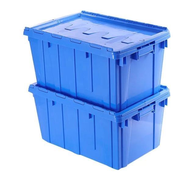 1 piece container cover one body container box ne stay ng& start  King both .40L blue storage shelves hard folding container container box 