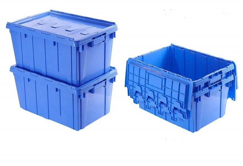 1 piece container cover one body container box ne stay ng& start  King both .40L blue storage shelves hard folding container container box 