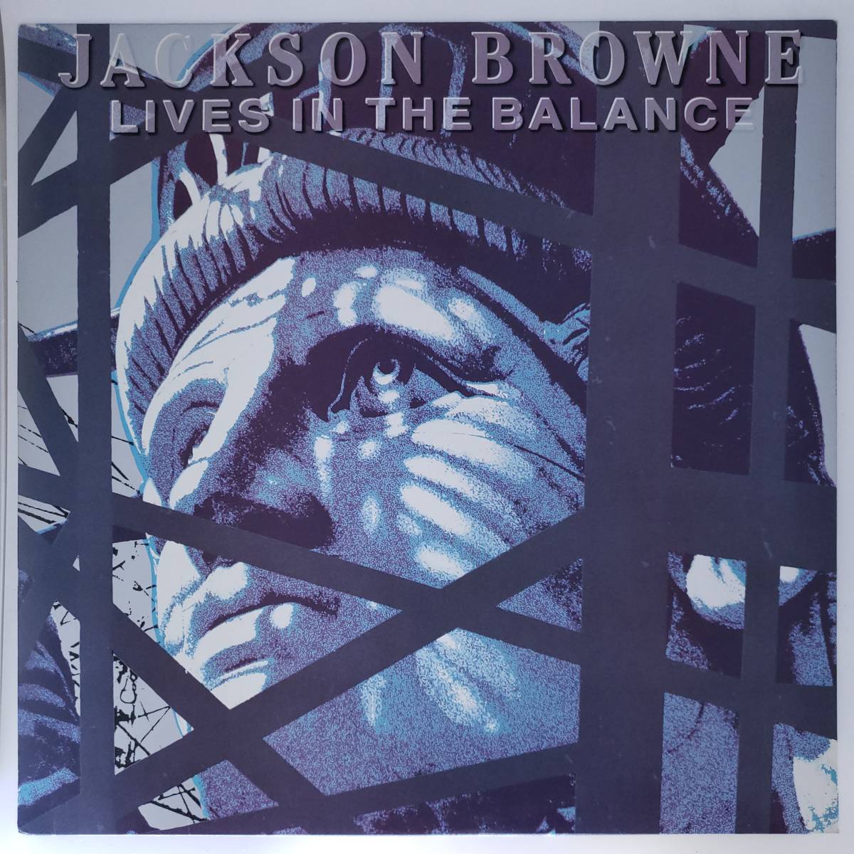 良盤屋◆LP◆ジャクソン・ブラウン/ライヴズ・イン・ザ・バランス　 Jackson Browne/Lives In The Balance /1986 ◆Pop Rock◆P-4442_画像1