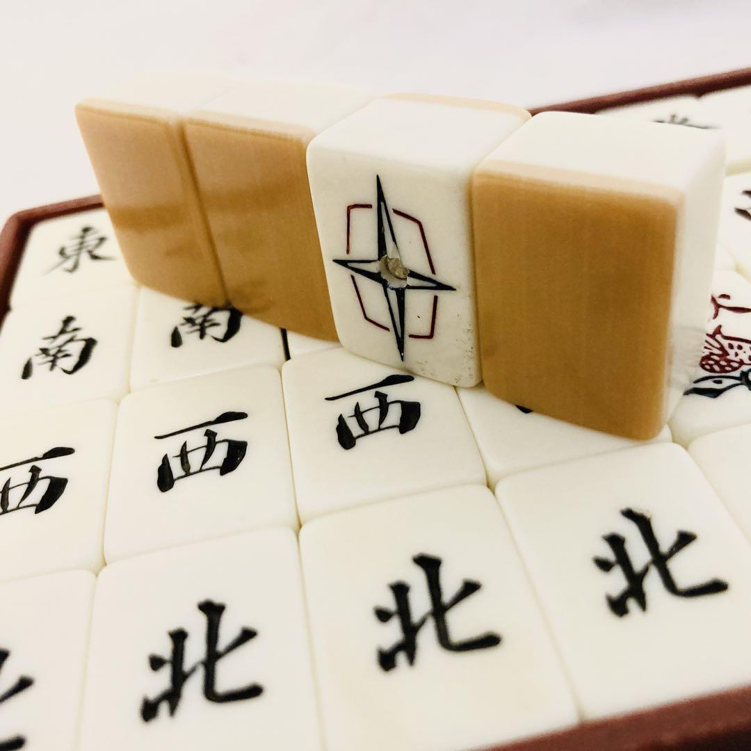 希少 丸型起家マーク付き 麻雀牌 任天堂 役満 スリートーン牌 Yahoo!オークション - 希少 任天堂 麻雀牌 役満 スリートン