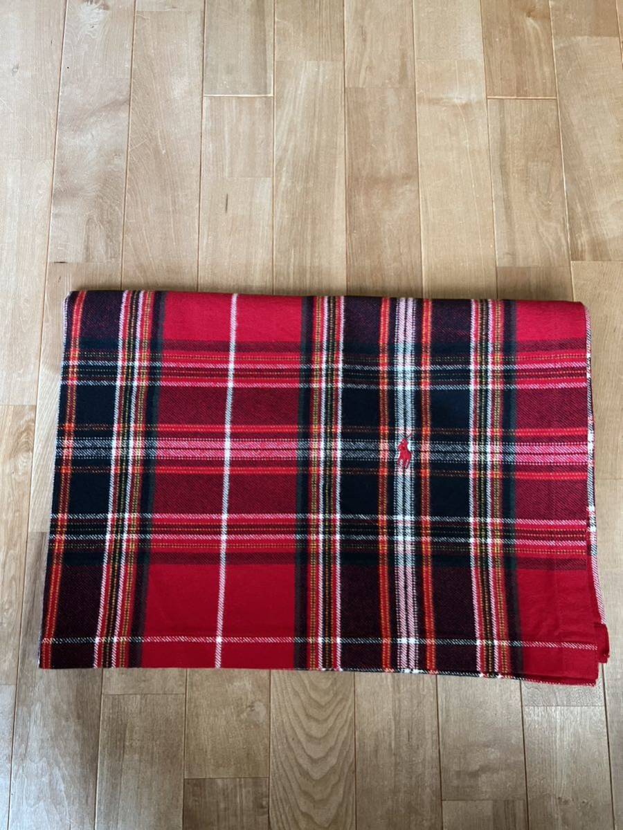 ヤフオク! - RALPH LAUREN ラルフローレン コットンブランケ...