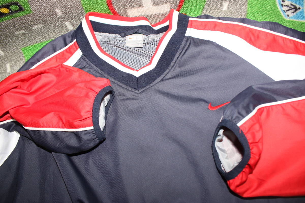 ナイキNIKE XL 野球ベースボール Vジャン ウインドブレーカー ナイキNIKE XL 野球ベースボール Vジャン ウインドブレーカー