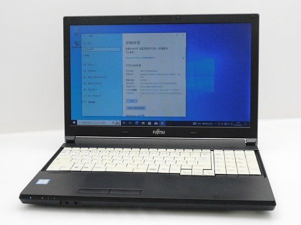 【1円スタート】富士通 LIFEBOOK A576/P FMVA16004 Core i5 6300U 2.4Ghz 8GB 128GB(SSD) DVDマルチ 15.6インチ HD Windows10 Pro 64bitの画像1