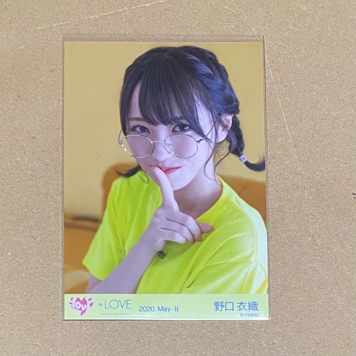 イコラブ 野口衣織 君と私の歌 直筆サイン入り生写真 野口衣織 イコラブ 生写真 君と私の歌|Yahoo!フリマ(旧PayPay