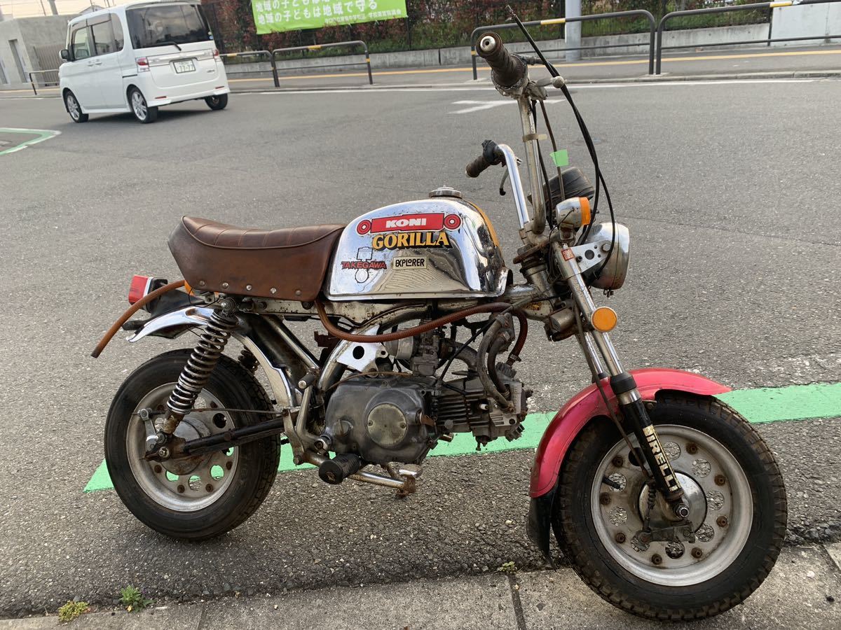 ホンダ モンキー エンジン フレーム 国内 HONDA 1円スタート 当時物