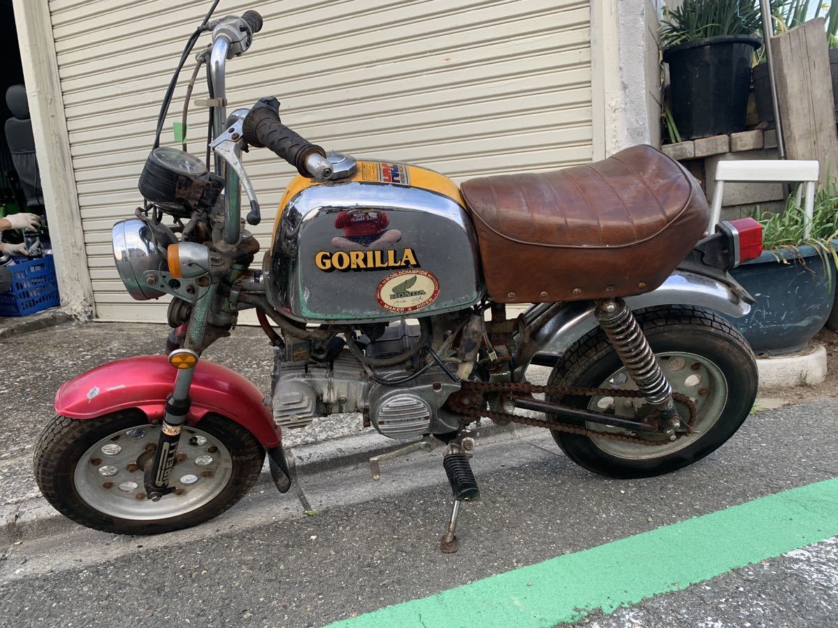 ホンダ モンキー エンジン フレーム 国内 HONDA 1円スタート 当時物