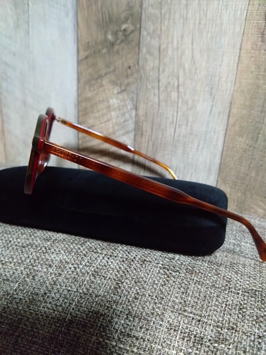 【定価5万】グッチ メガネ 未使用 ウィルトン 茶色 GG0192 べっ甲 GUCCI 美品 grass シェリー イタリー