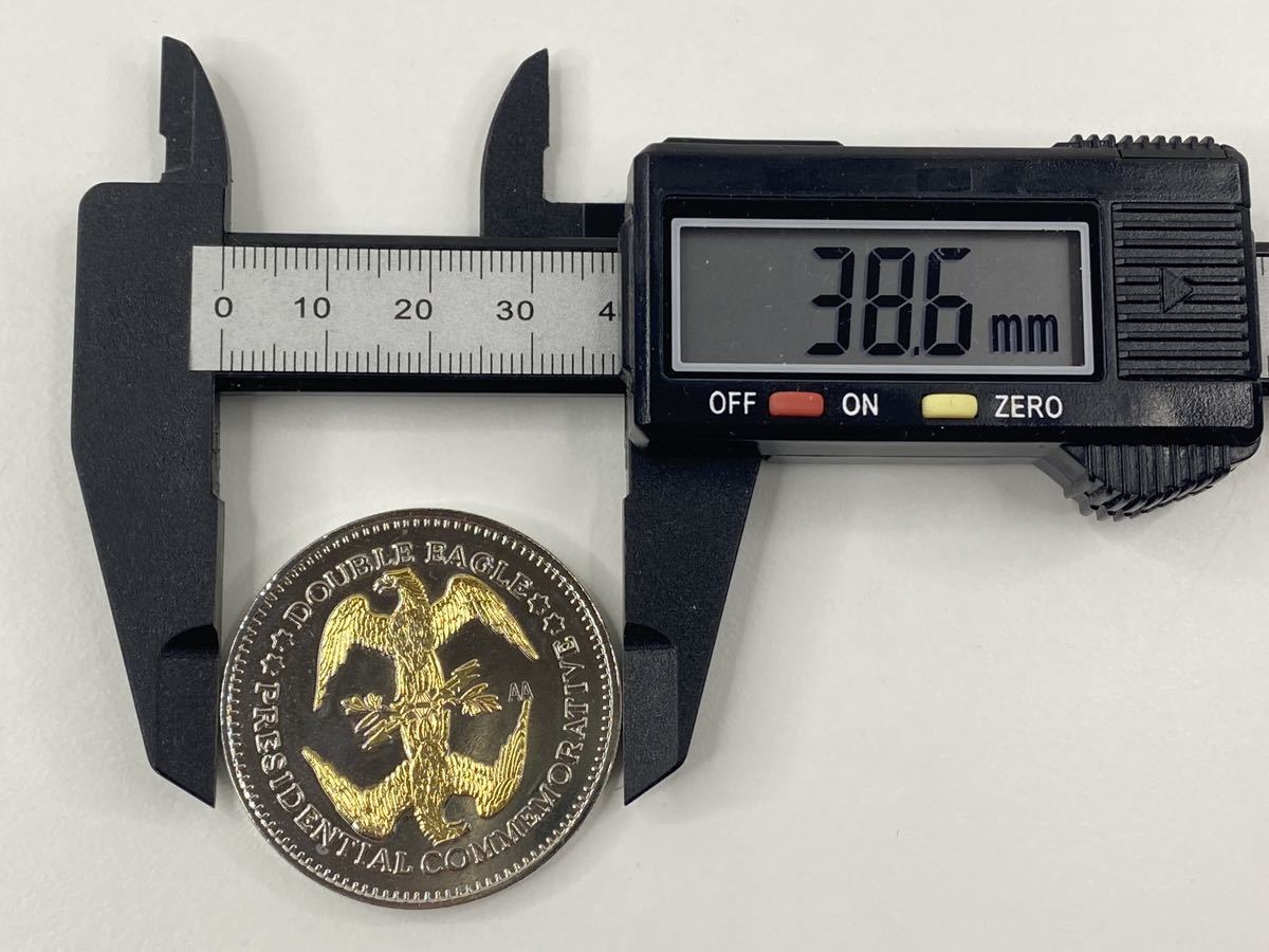 アメリカ歴代大統領　記念コイン　レーガン　ダブルイーグル　1984年　直径38.6×厚さ2.8mm / 重さ26.21g　記念メダル【945S7-531】_画像9