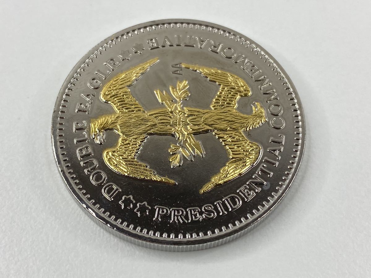 アメリカ歴代大統領　記念コイン　レーガン　ダブルイーグル　1984年　直径38.6×厚さ2.8mm / 重さ26.21g　記念メダル【945S7-531】_画像8