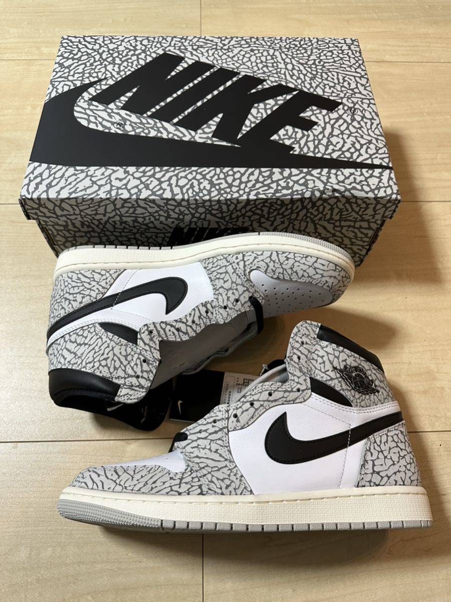 のため】 新品 29cm Nike Air Jordan 1 High OG White Cementナイキ