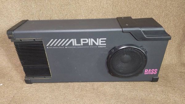 ALPINE アルパイン パワードサブウーハー ウーファー 6462HX　　中古作動品_画像1