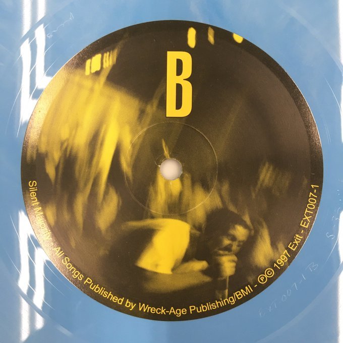 LP Silent Majority Life Of A Spectator EXT007-1 Exit Blue Marble Vinyl US HARDCORE NY NEWSCHOOL_画像4