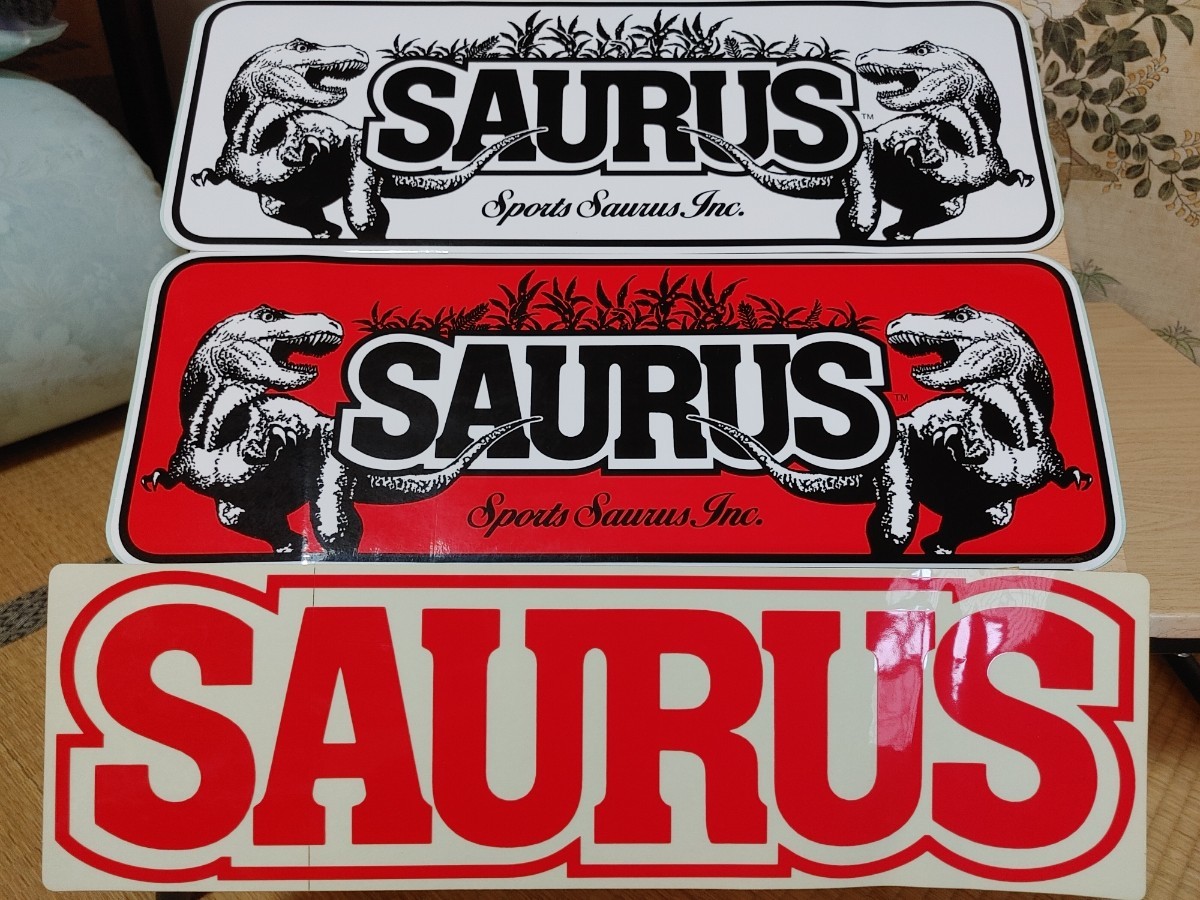 ザウルス　SAURUS　ステッカー　3枚セット　新品未使用品　送料無料