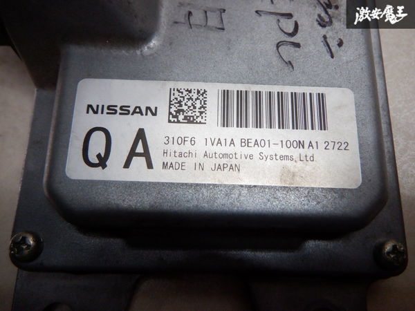 日産純正 DBA-TE52 E52 エルグランド ライダー 2012年8月 ミッションコンピューター 310F6 1VA1A BEA01-100N A1 2722 棚L5O_画像2