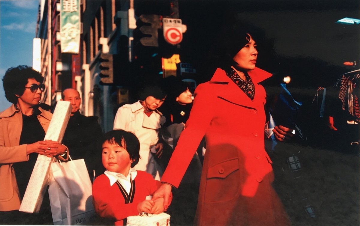 真作保証品『牛腸茂雄 カラープリント作品 写真集「見慣れた街の中で」収録 写真展使用品』_画像2
