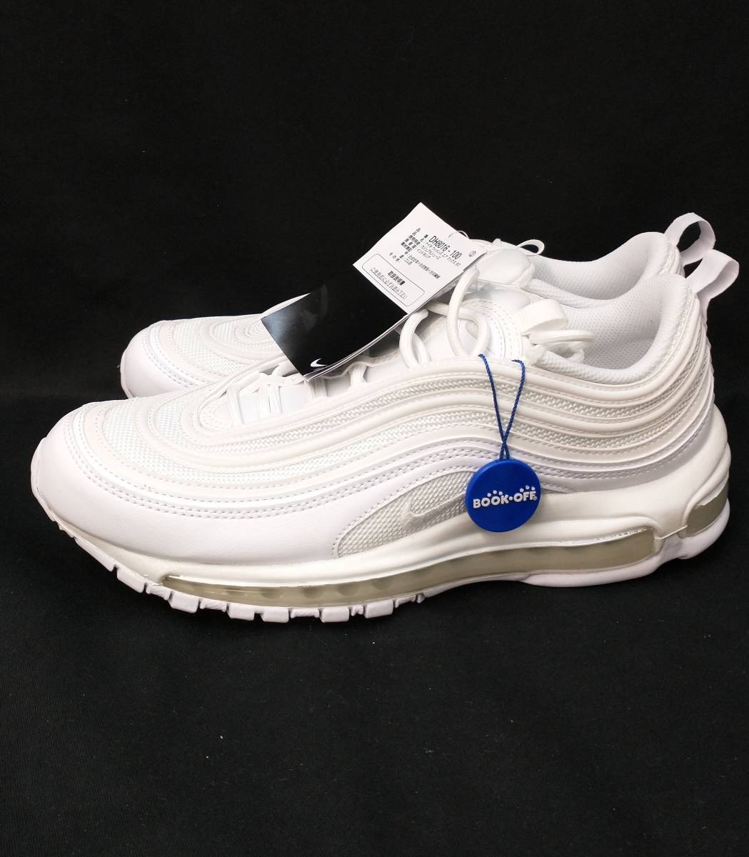 [黒タグ付] NIKE WMNS AIR MAX 97 TRIPLE WHITE ウィメンズ エアマックス トリプルホワイト 27.5cm DH8016-100 店舗受取可