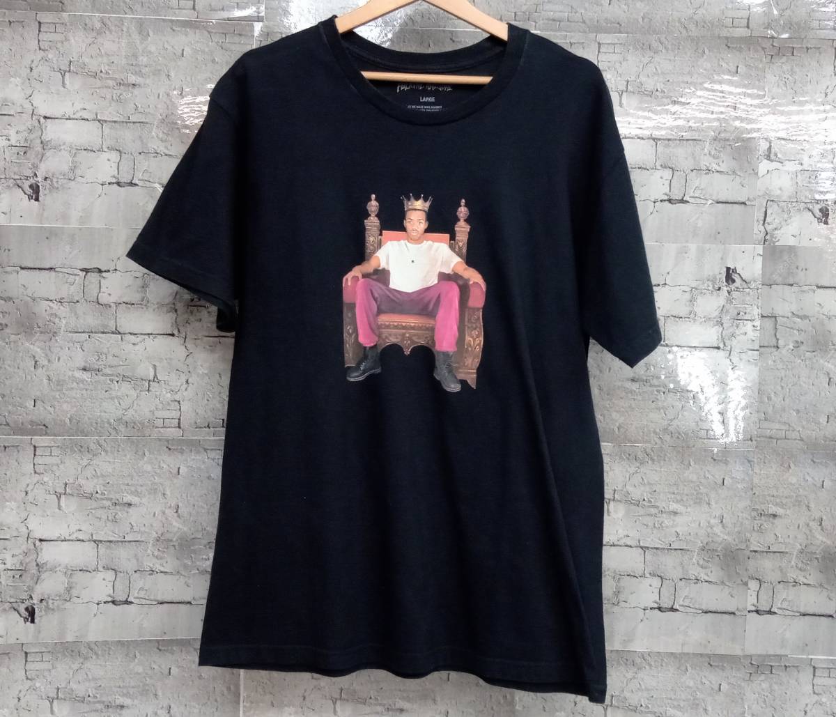 Fucking Awesome ファッキンオーサム 半袖Tシャツ KING OF NEW YORK サイズL ブラック 店舗受取可