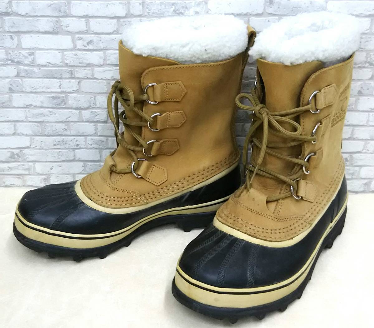 高級品市場 WOMEN'S CARIBOU ソレル SOREL NL1005-280 ブラウン系 26cm