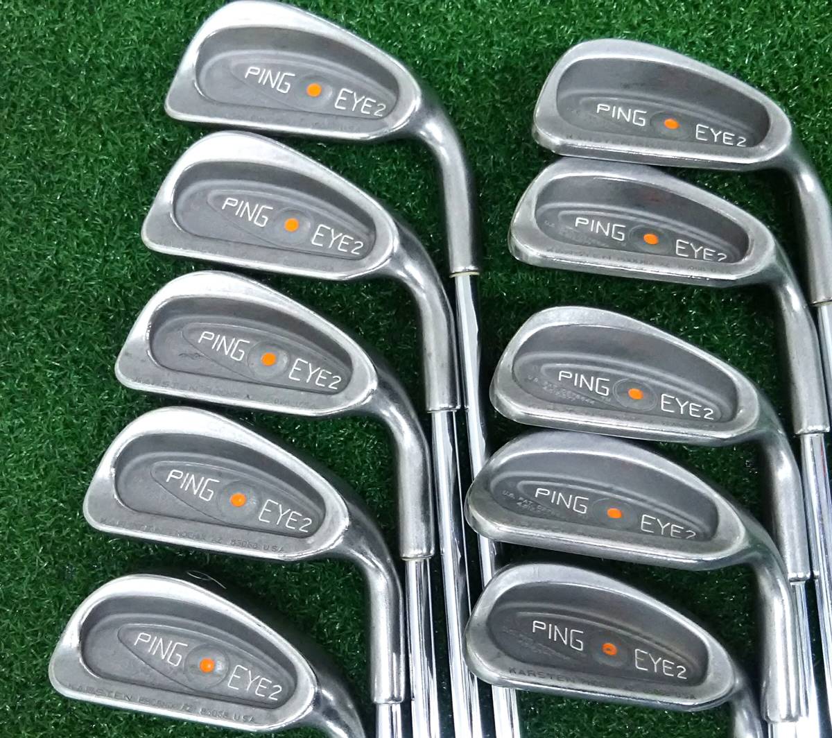 アイアンセット PING EYE2 KARSTEN PHOENIX AZ 85068 USA 2-9/S/W 10本セット ZZ LITE 男性 右利き ピン_画像1