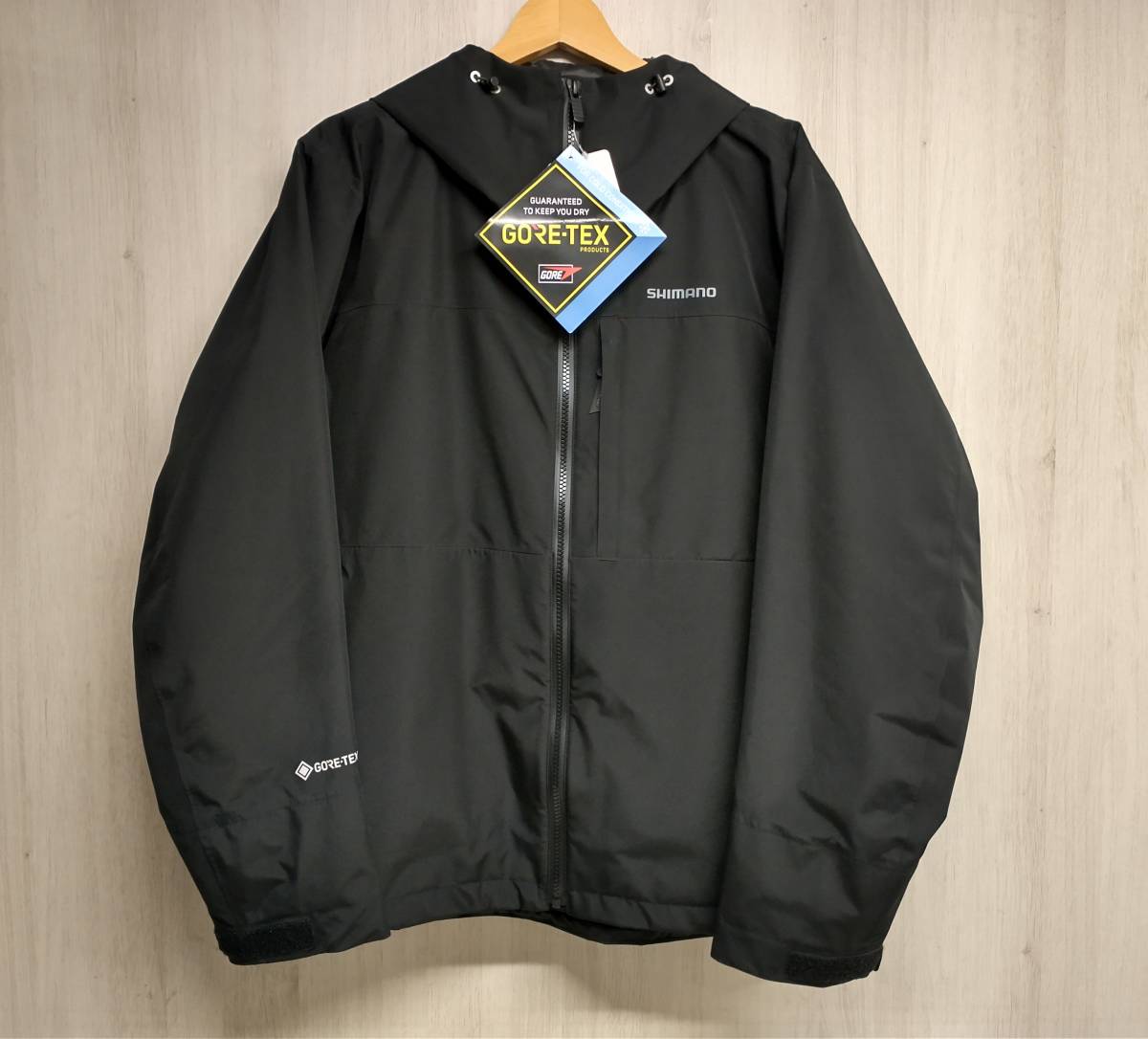 【返品?交換対象商品】 SHIMANO シマノ GORE-TEX ゴアテックス ウォームレインジャケット マウンテンパーカー ブラック フィッシング タグ付き RB-01JU Lサイズ Lサイズ 【返品?交換対象商品】 SHIMANO シマノ GORE-TEX ゴアテックス ウォームレインジャケット マウンテンパーカー ブラック フィッシング タグ付き RB-01JU Lサイズ Lサイズ