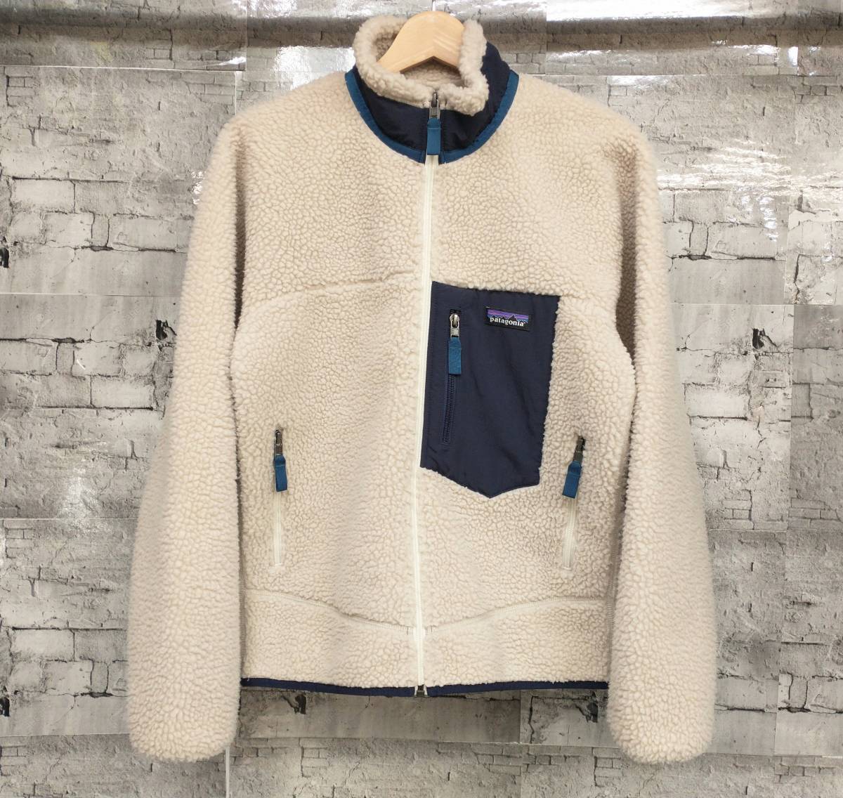 19年製 Patagonia パタゴニア CLASSIC RETRO X JACKET クラシック レトロX ジャケット フリース 23056 サイズXS ナチュラル 店舗受取可