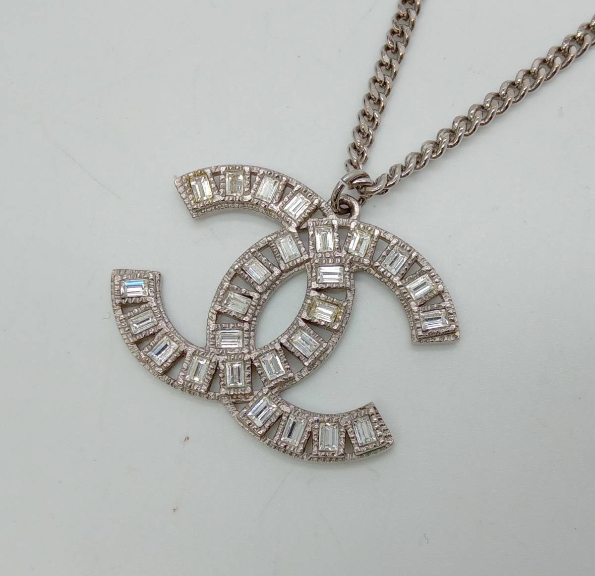 CHANEL シャネル ネックレス 09P ココストーン ココマーク 90cm