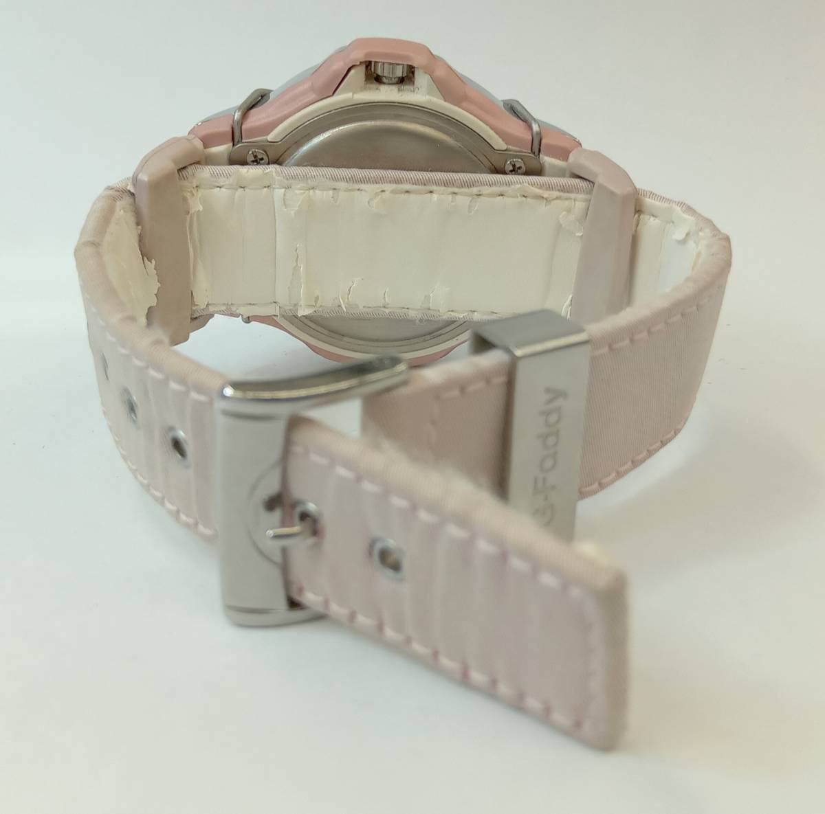 ジャンク CASIO カシオ Baby-G BG-25 不動品 ベルト劣化 キズ ヨゴレ_画像4