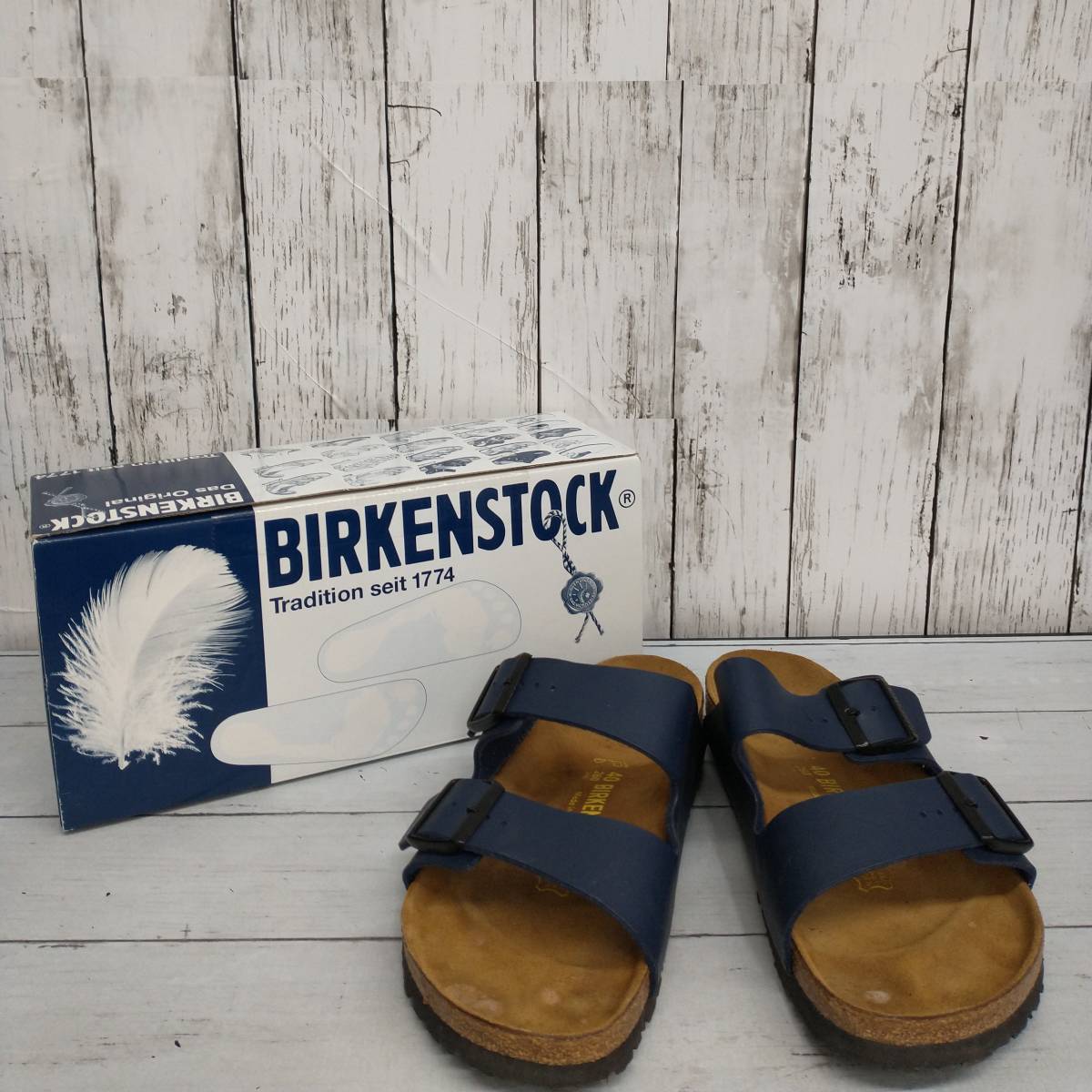 返品交換不可】 【箱付き】 サンダル STOCK BIRKEN ビルケンシュトック