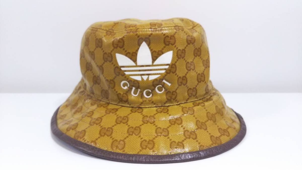 GUCCI| Gucci |adidas| Adidas | сотрудничество | панама |to зеркальный . il |S размер |57cm| коробка есть | пакет есть | шляпа 