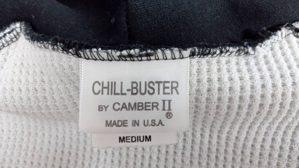 CAMBER CHILL BUSTER キャンバー チルバスター サーマルジップアップパーカー USA製 サイズM ブラック 店舗受取可_画像6
