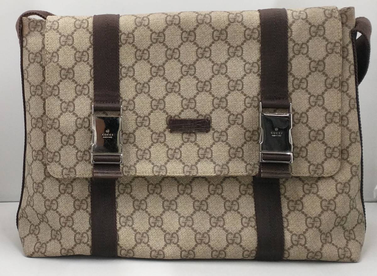 GUCCI グッチ GGスプリーム 122373.214397 ショルダー バッグ PVC