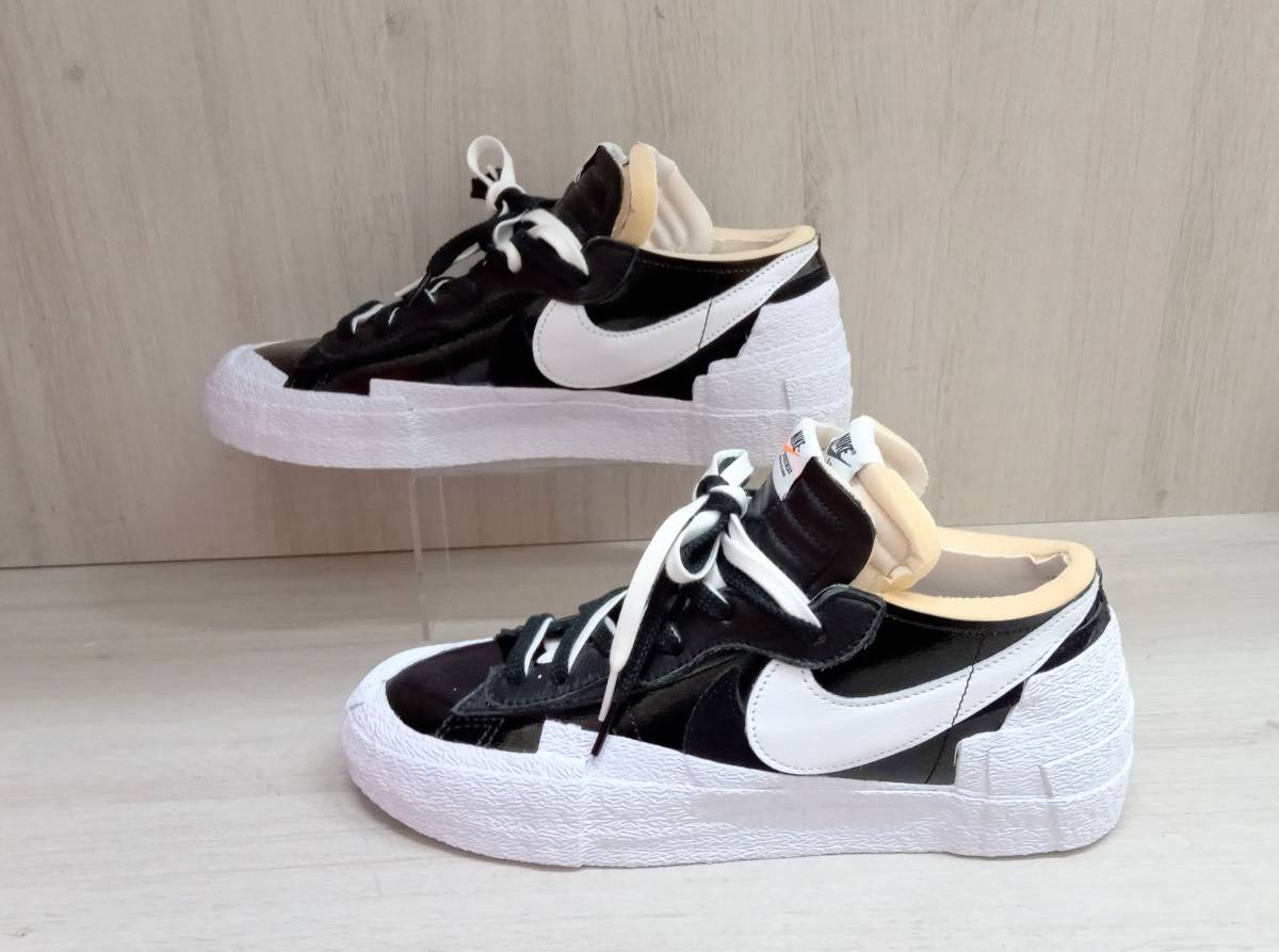 NIKE/ナイキ/スニーカー/BLAZER LOW ×SACAI/DM6443-001/ブラック×ホワイト/29cm_画像2