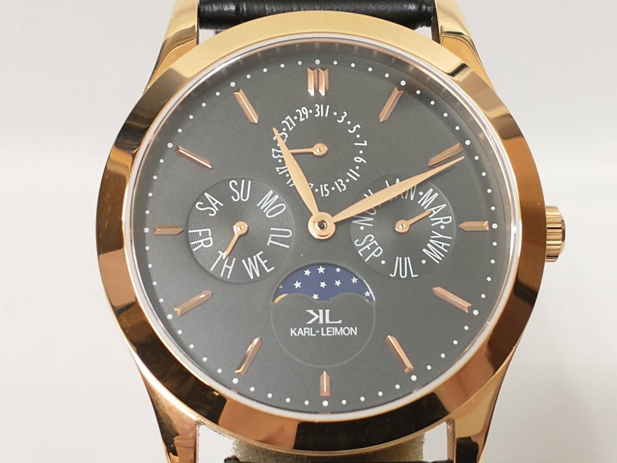 2021年春の 未使用 カルレイモン KARL-LEIMON ムーンフェイス 保証期間